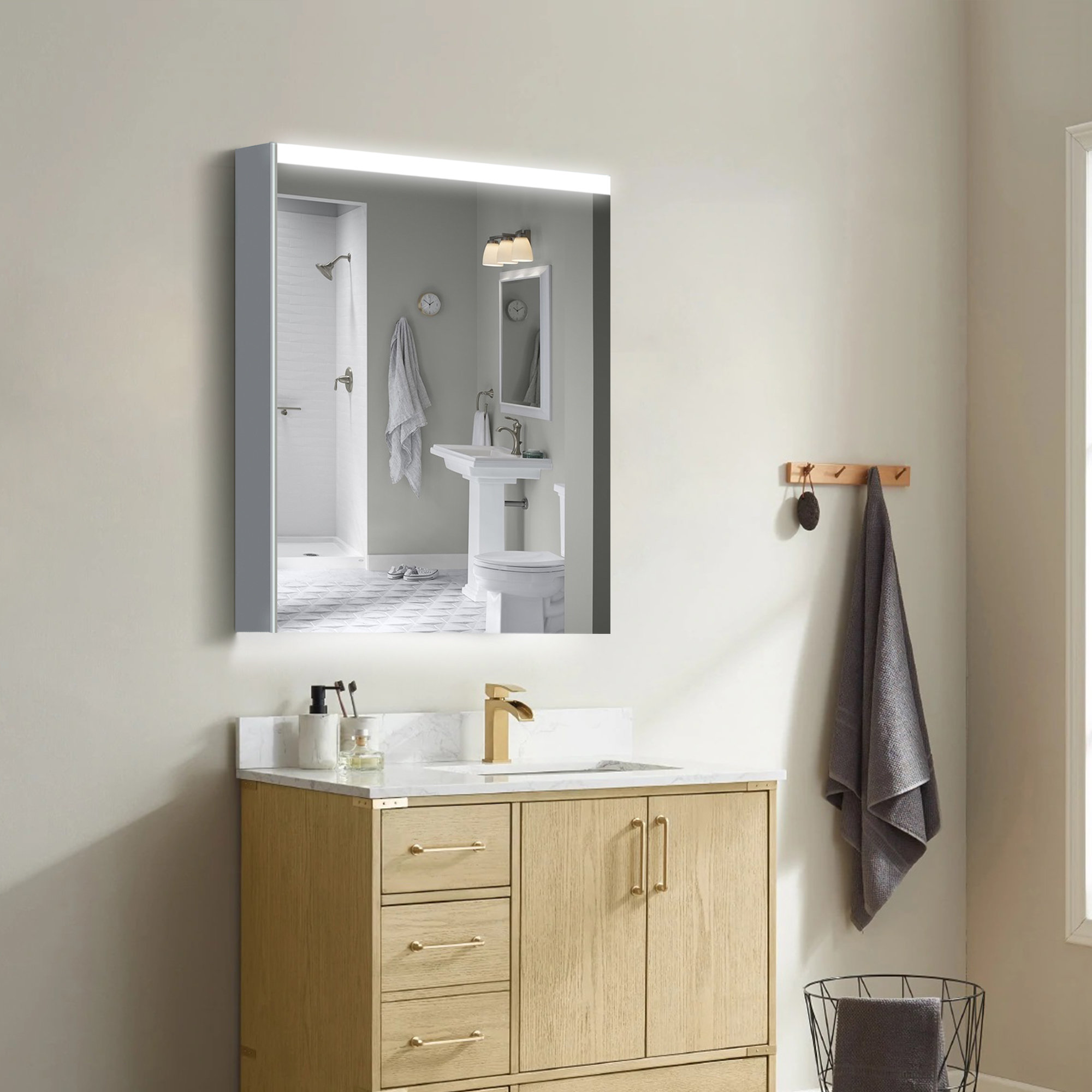 FORCLOVER Surface Mount Frameless Medicine Wayfair