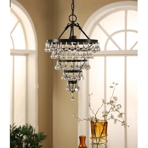 Elco Tear Drop 1-Light Crystal Pendant