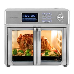 Air Fryer Toaster Oven 20-in-1,16 Quart Airfryer Oilless Cooker,Airfryers,Rotisserie,Air Fry,Roast,Bake,Reheat and Dehydration,Extra Large Capacity,LCD Touch Screen 