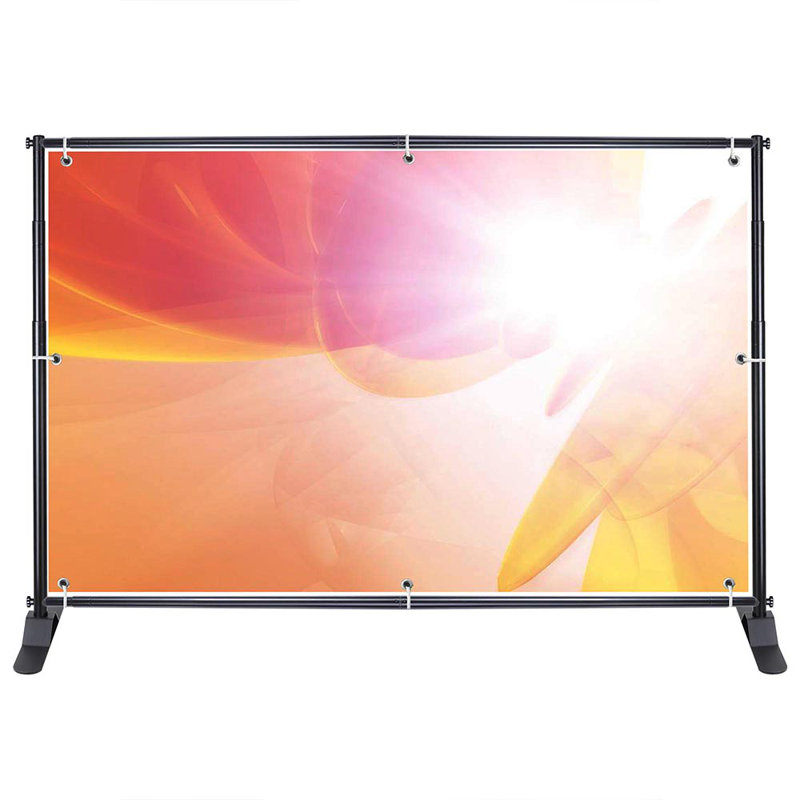 Yescom Freestanding Adjustable Step And Repeat Telescopic Banner