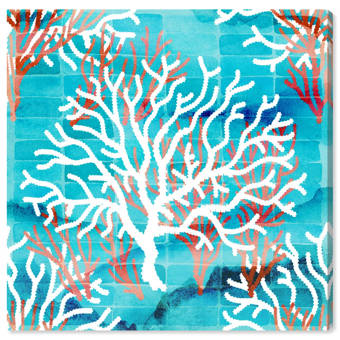 House Of Hampton Coral Reef Painting On Canvas Wayfair