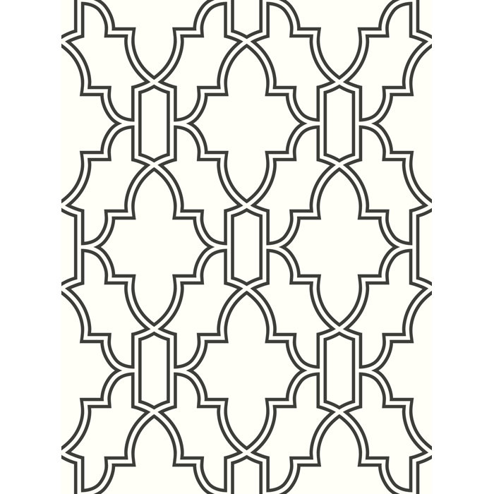 Baptiste Tile Trellis 18 L X 20 5 W And Stick Wallpaper Roll Baptiste Tile Trellis 18 L X 20 5 W And Stick Wallpaper Roll