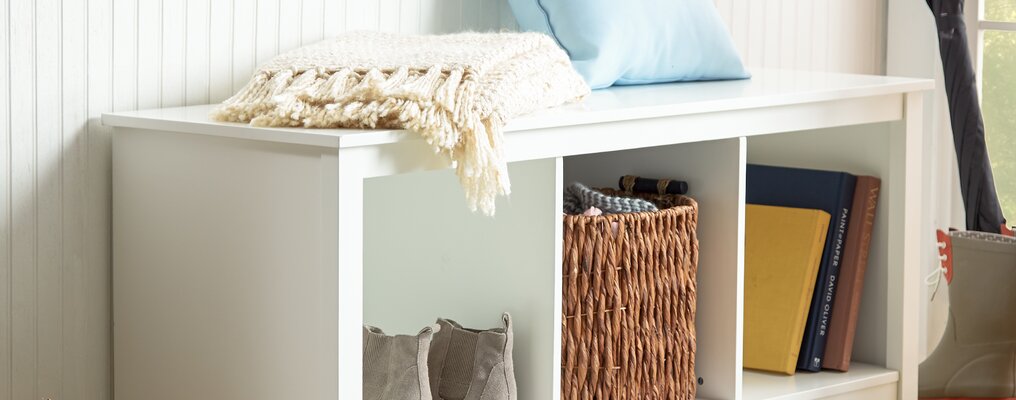 Farmhouse Rustic Entryway Mudroom Storage Birch Lane