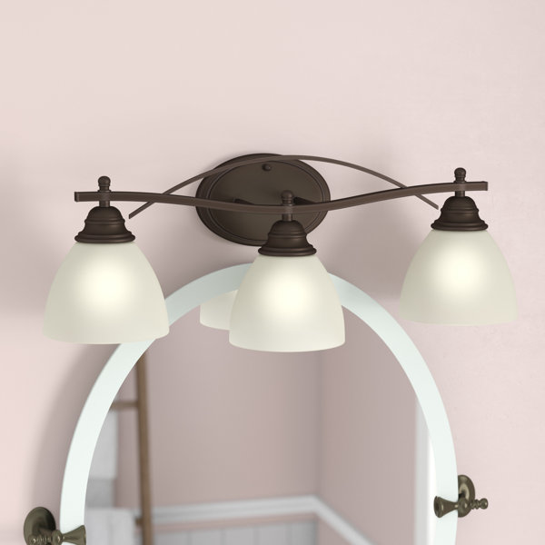 Charlton Home® Maeystown 3-Light Dimmable Oil Rubbed ...