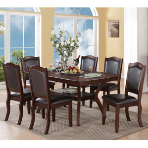 Charles 7 Piece Dining Set by A&J Homes Studio