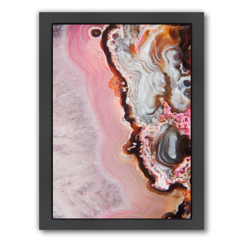 'Pink Agate' Graphic Art Print