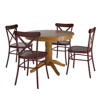 Three Posts Florissant 5 Piece Dining Set Reviews Wayfair