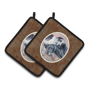 Great Dane Decor Wayfair Great Dane Potholder Set Of 2