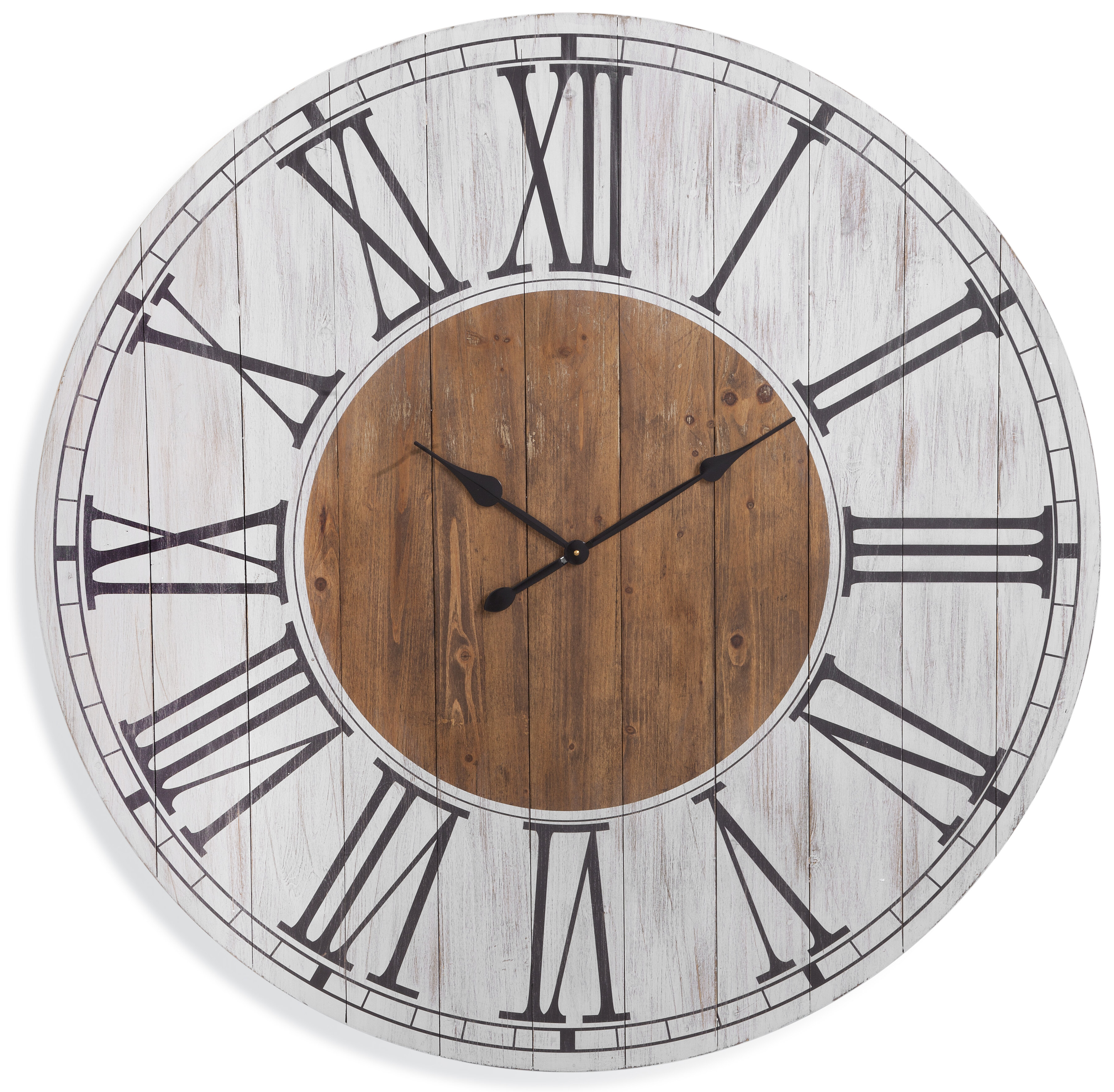 Gracie Oaks Oversized Mistaya 48 Wall Clock Wayfair