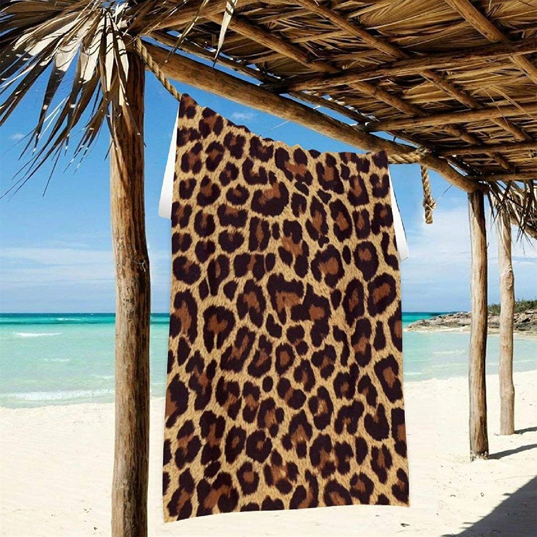 30"x60" Tropical Island Velour Beach Towel 
