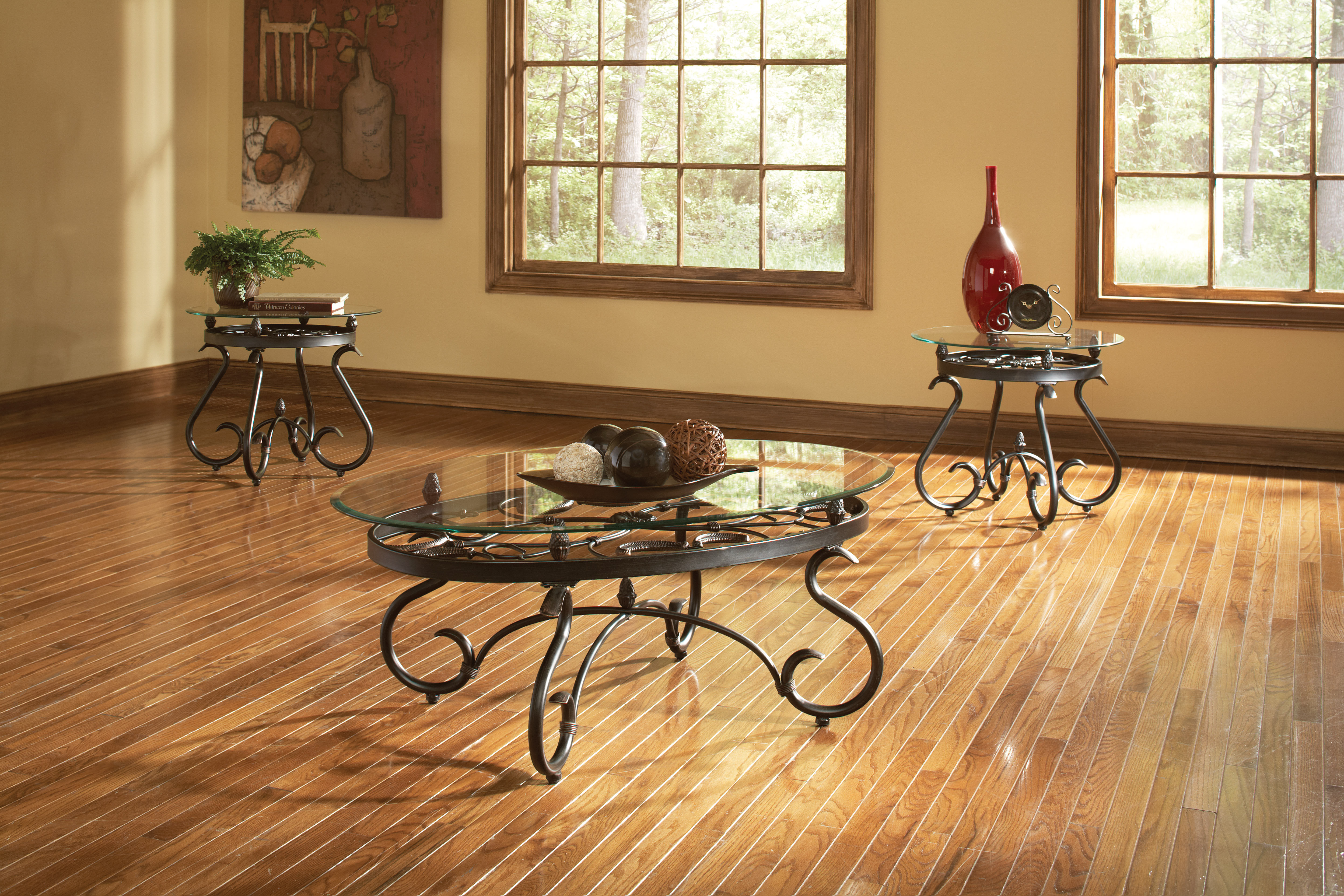 Winston Porter Clausen 3 Piece Coffee Table Set Reviews Wayfair