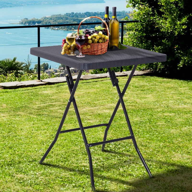 Garten Living Klappbarer Bistrotisch Crowder aus Metall