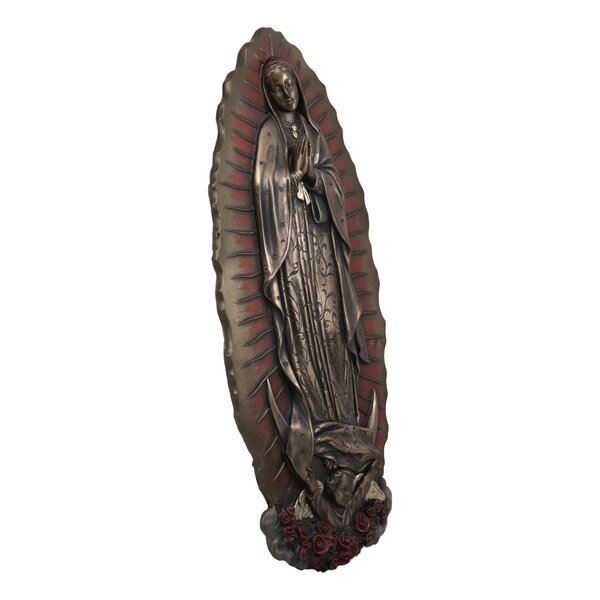 3 PCS Our Lady of Guadalupe Thin Wooden Wall Cross