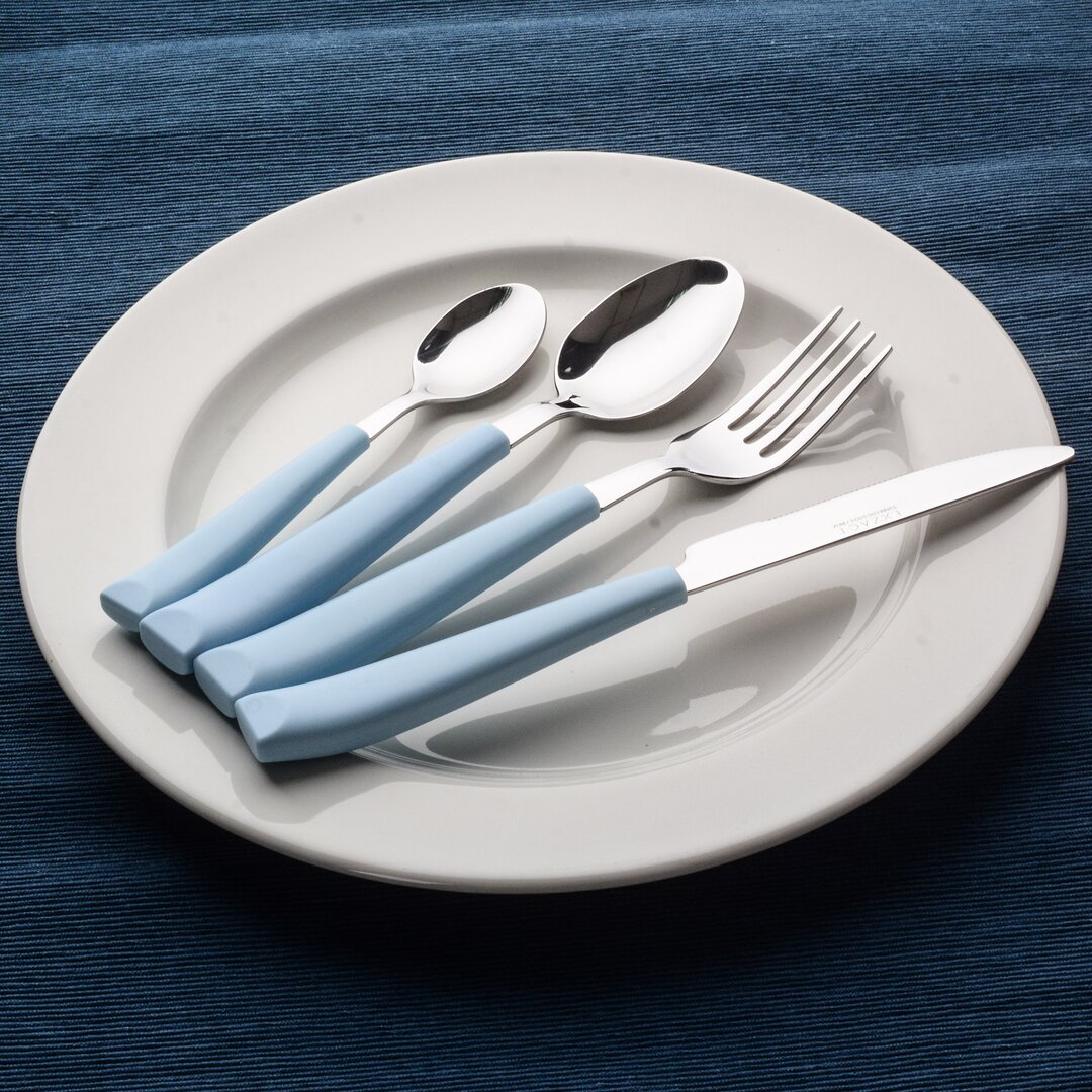 Cutlery 16 Piece Cutlery Set, Service for 4 blue