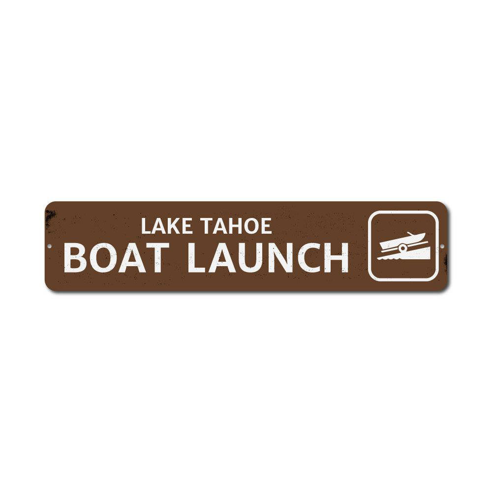 Lizton Sign Shop Inc Boat Launch Lake Custom Aluminum Sign Wayfair