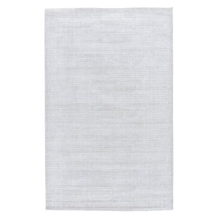 Modern Contemporary Bamboo Silk Rug Allmodern Nico Hand Woven Silk Clic Gray Area Rug