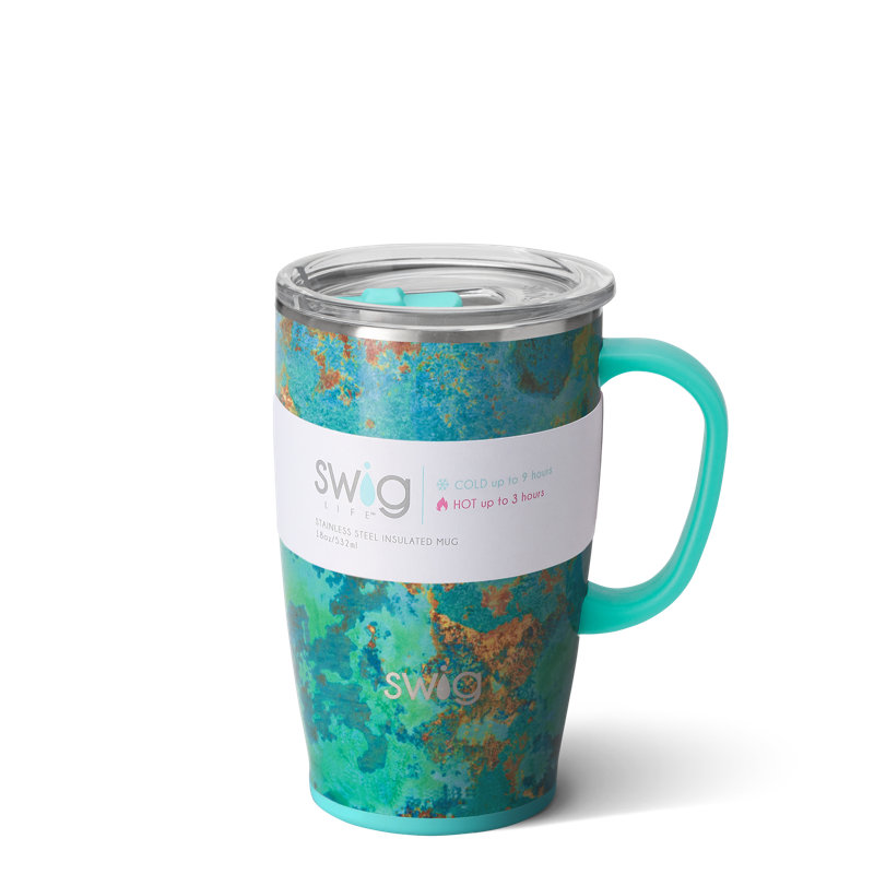 Swig Life Copper Pantina 18 Oz Stainless Steel Travel Mug Wayfair