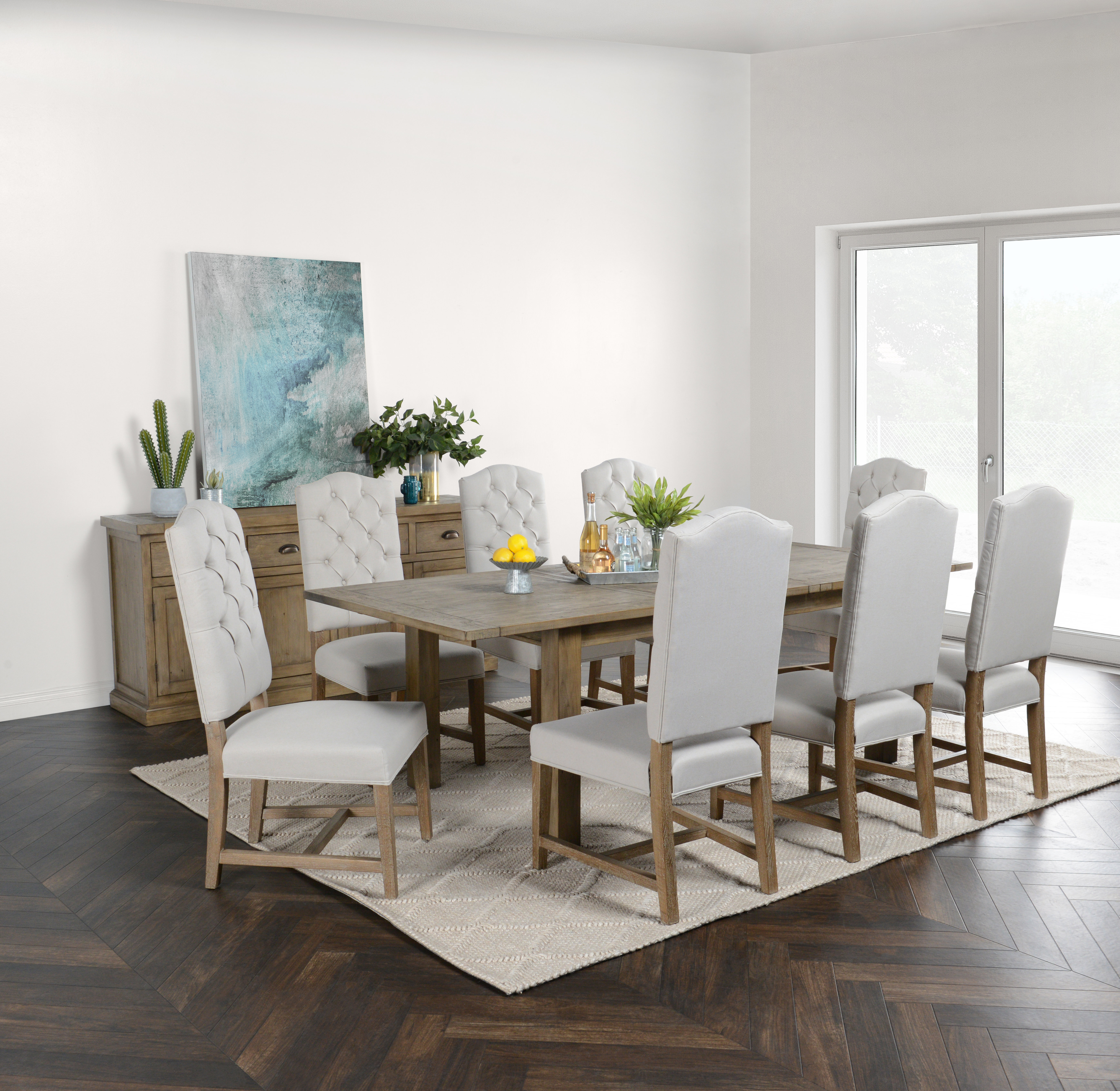 Egremt Driftwood Extendable Solid Wood Dining Table Reviews