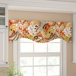 Paisley Valances Kitchen Curtains You Ll Love In 2020 Wayfair Paisley Valances Kitchen Curtains You