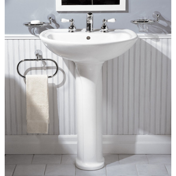 American Standard Cadet Ceramic 25 Quot Pedestal Bathroom Sink