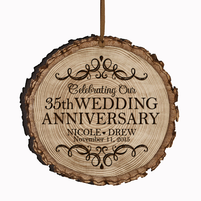 wedding anniversary ornaments