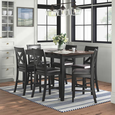 jaworski 6 piece dining set gracie oaks