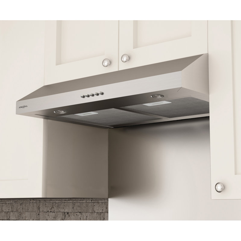 Ancona 29" Slim 325 CFM Ducted Under Cabinet Range Hood & Reviews | Wayfair