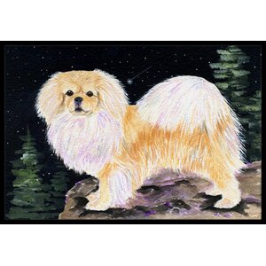 Starry Night Tibetan Spaniel Doormat