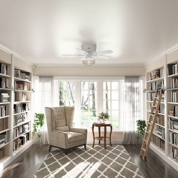 Hunter Fan 44" Bennett 5 - Blade Standard Ceiling Fan with ...