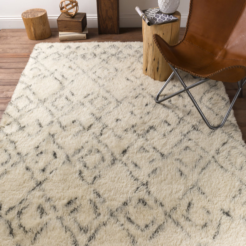 Union Rustic Santos Southwestern Handmade Flatweave Wool Cream Dark Green Area Rug Reviews
