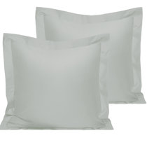 gray pillow sham