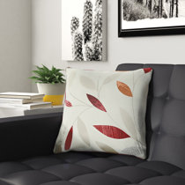 deep red cushion covers