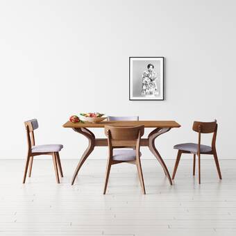 taurean 5 piece solid wood dining set