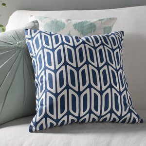 Arsdale Geometric Cotton Throw Pillow Cover