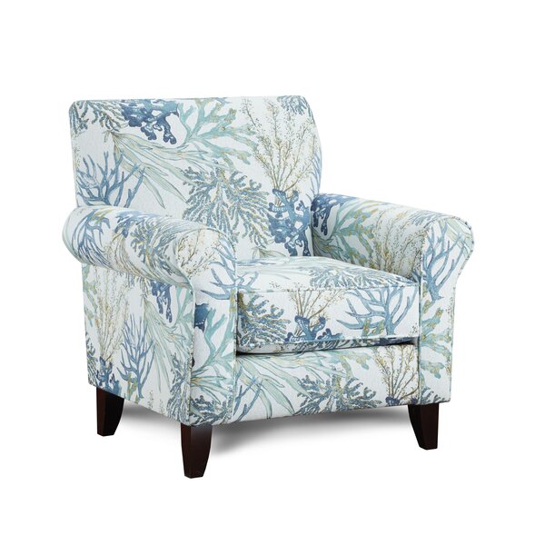 coral tufted chair