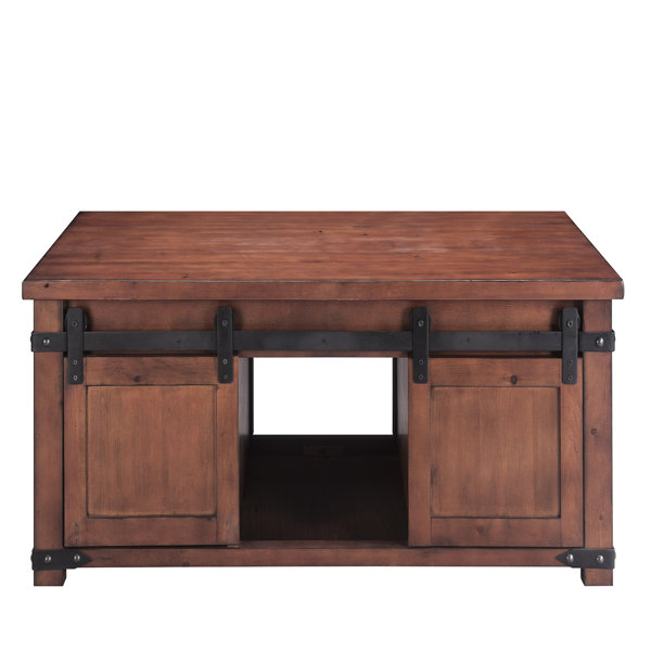 Foundry Select Coffee Table With Storage Shelf And Cabinets