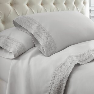 White Sheets With Gray Trim Wayfair