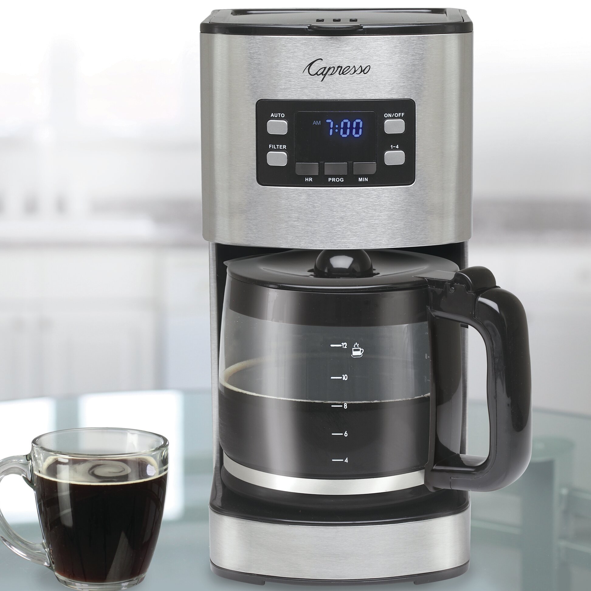 capresso 12 cup coffee maker