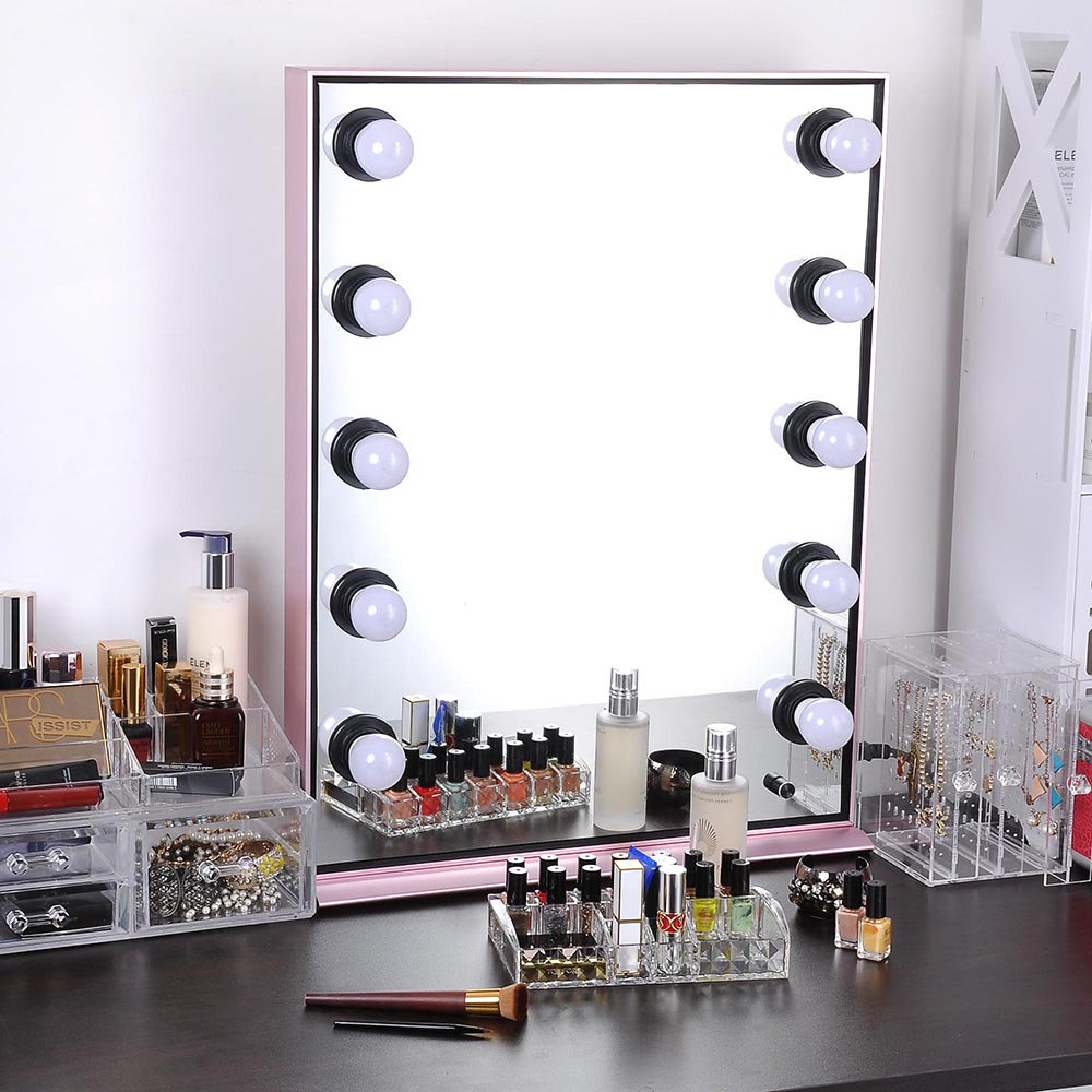 Everly Quinn Rectangle LED Floor Mirror Wayfair