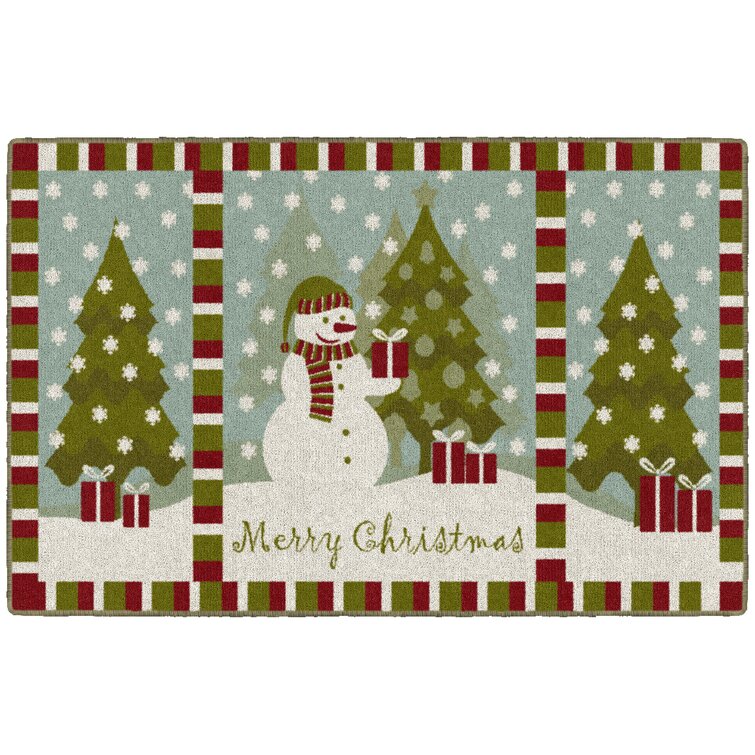 New Country Christmas Winter FROSTY'S PUB SNOWMAN Floor Mat Rug USA 