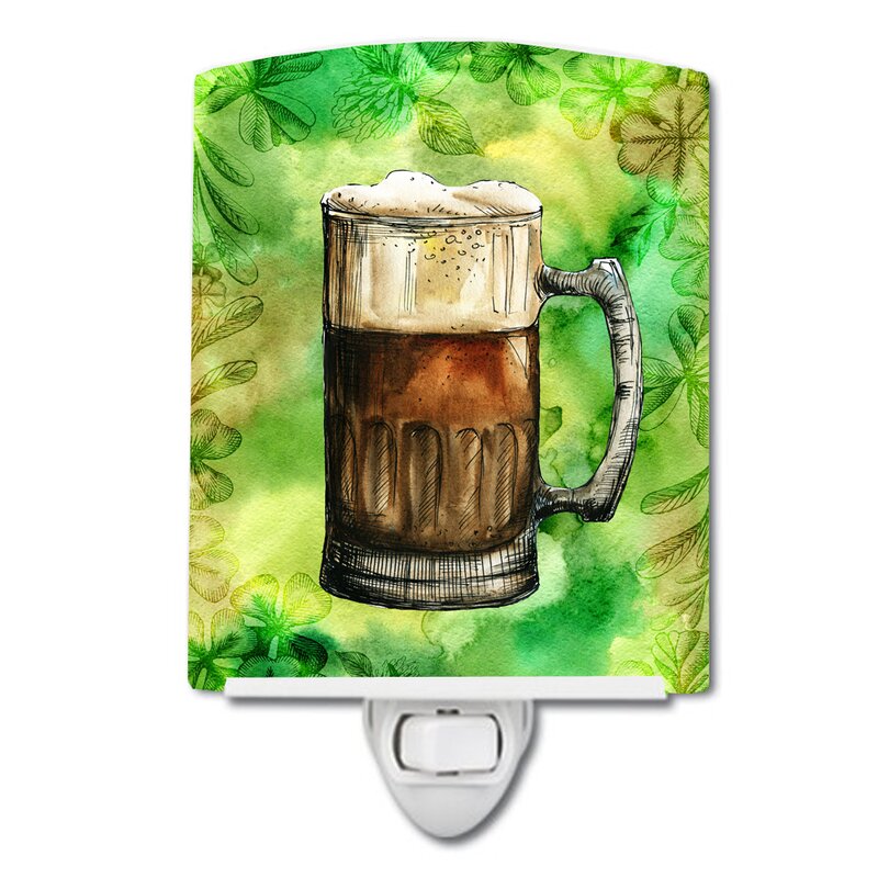 Caroline’s Treasures Irish Beer Mug Ceramic Night Light | Wayfair