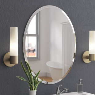 November Choice 2020 Wade Logan Callison Oval Bevel Frameless Wall Mirror Under 136 99