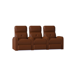 Tufted Home Theater Row Seating (Row Of 3) by Latitude Run Herry Up