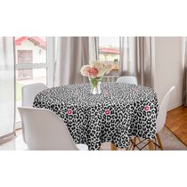 10 Cheetah Leopard 132" Round Satin Tablecloths 6ft Table Cover Animal Print 