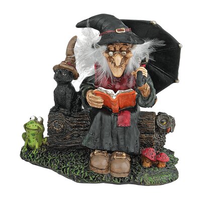 Design Toscano Bewitching Witches Book of Spells Statue