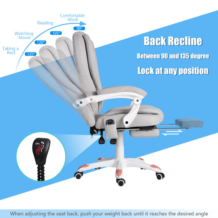 vibrating lumbar support