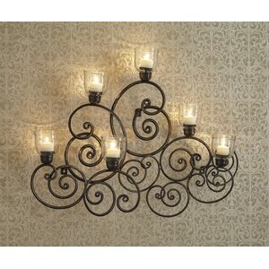 Metal Wall 6 Light Sconce