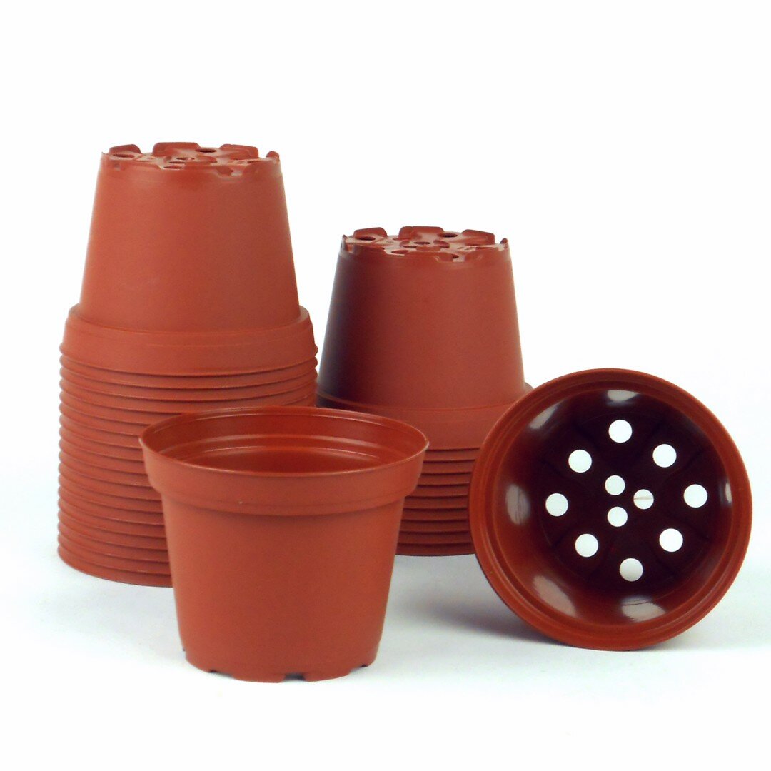 Plastic Garden Nursery Pots Flower Pot  er Containers S1F2 