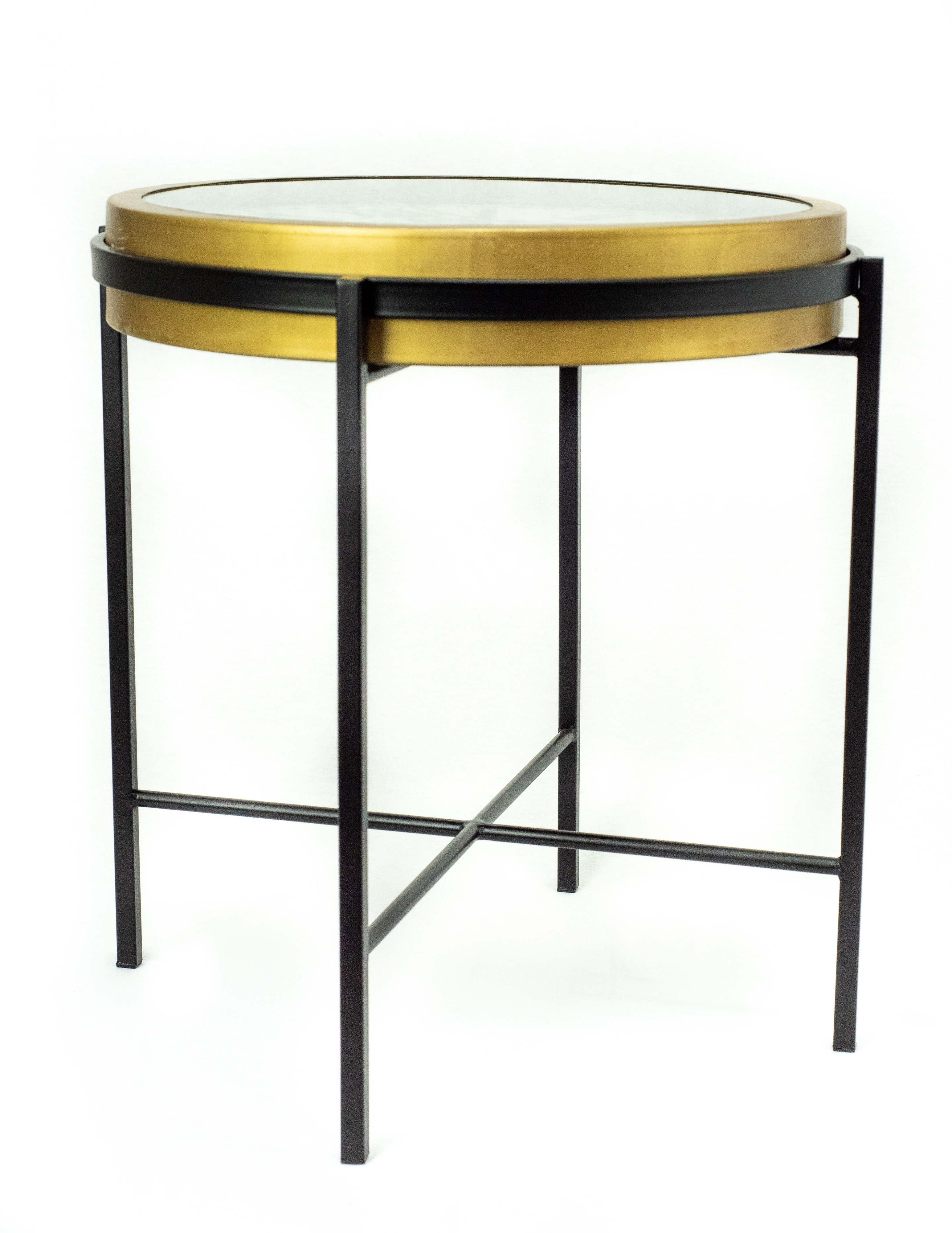 Atouchofdesign Liverpool Glass Top End Table Wayfair