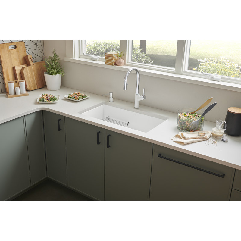Blanco Precis 30 L X 18 W Undermount Kitchen Sink Reviews Wayfair And some sinks also give you the flexibility to be installed either way. precis 30 l x 18 w undermount kitchen sink